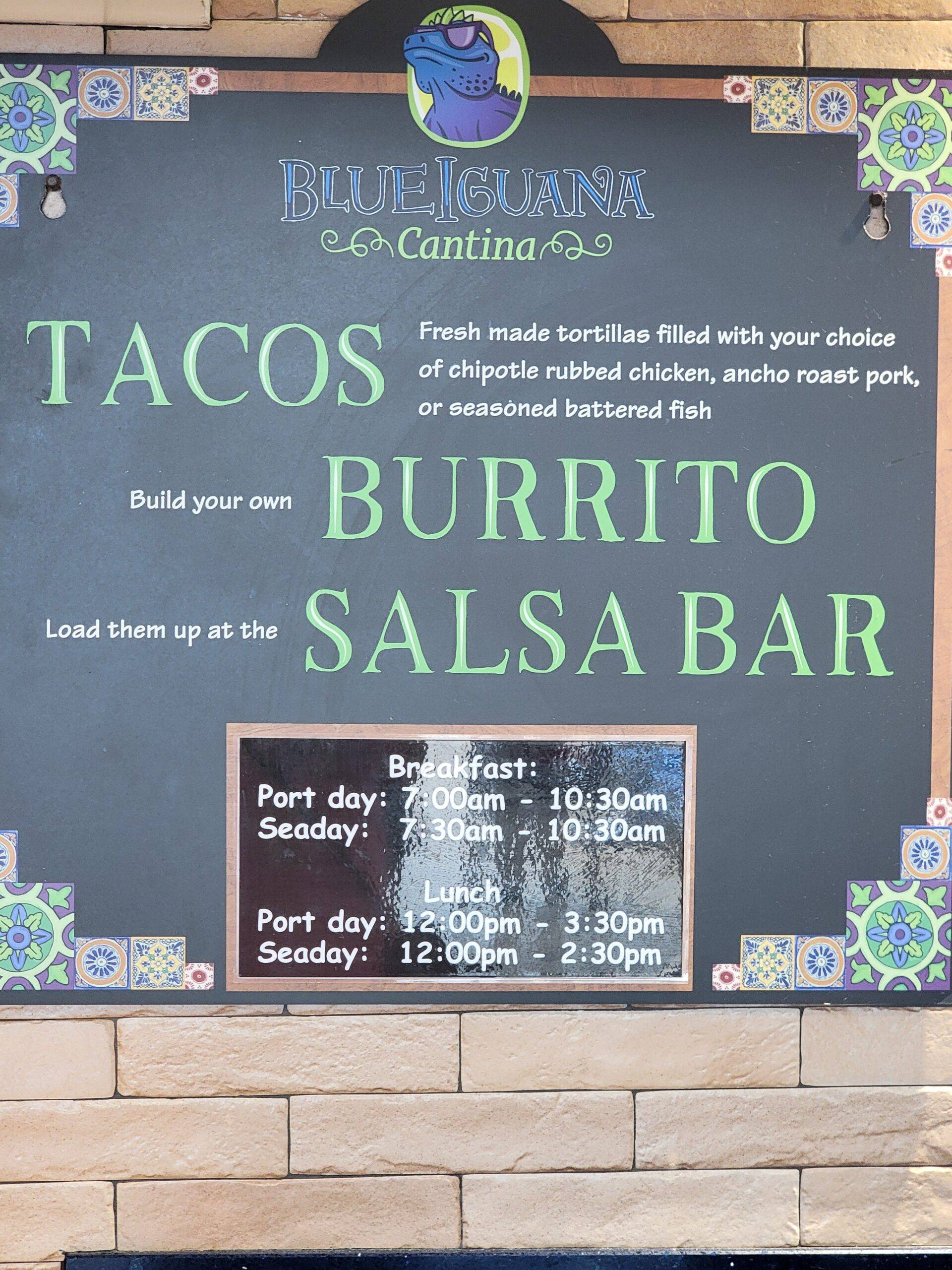 *VIDEO*Carnival’s “Chipotle of the Seas”: Blue Iguana Review